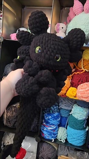 Crochet Toothless the Dragon | #crochet #crochetpatterns #amigurumi #crochetideas