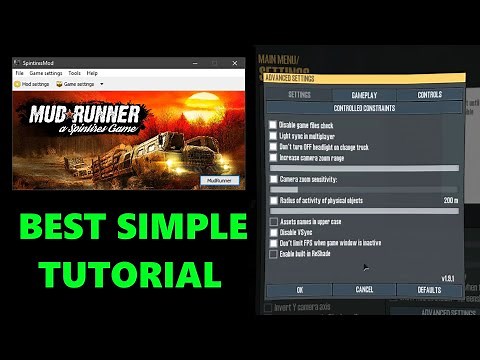 How To Install SpinTiresMod for MudRunner - Updated Tutorial 2019 / 2020 (Steam only)