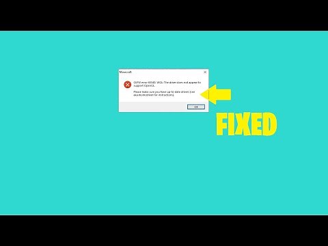 Minecraft OpenGL Error Fixed || Minecraft Version 1.20 || How TO Fix Minecraft GLFW error 65542 💻💻