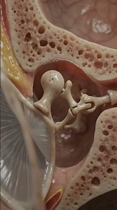 How the Eardrum & Middle Ear Work in 3D | Outer & Middle Ear Mechanics
