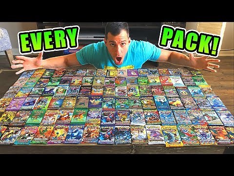 OPENING EVERY POKEMON BOOSTER PACK EVER RELEASED!