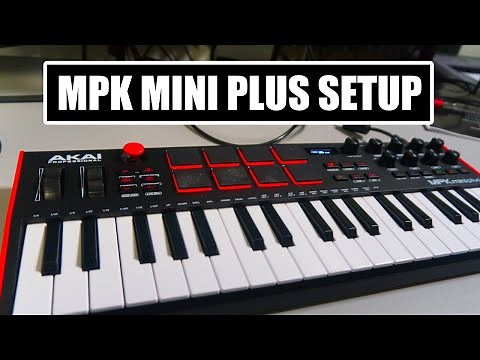 AKAI MPK MINI PLUS Complete Setup - Registration, Software Download, and Installation Walk Through