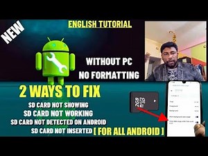 SD Card Not Detected Android Without Formatting (No PC) || SD Card Not Showing Or Not Inserted [Fix]