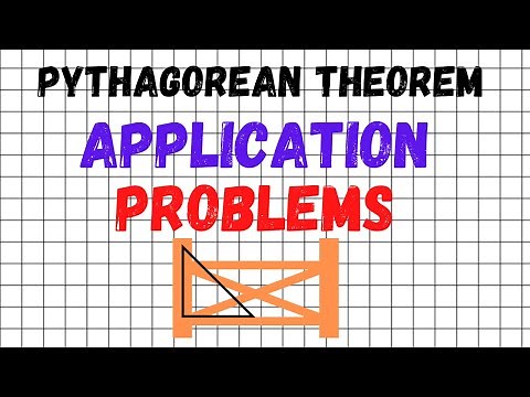 Pythagorean theorem application problems