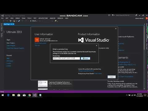 Visual Studio 2013 Product Key