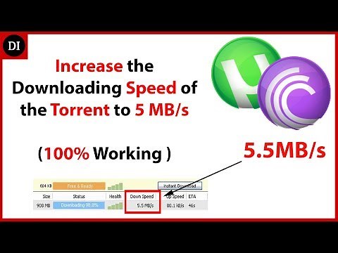 How to increase the downloading speed of the BitTorrent in latest version (New Trick)