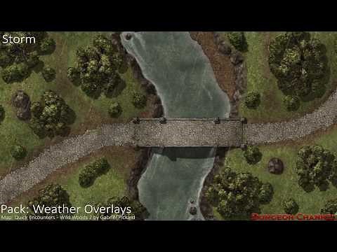 Animated Weather Overlays for Roll20