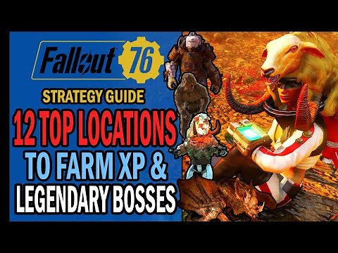 Fallout 76 - TOP 12 LOCATIONS to Farm XP & Legendaries After Patch 17.5 | Strategy Guide