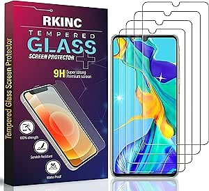 RKINC Screen Protector [4-Pack] for Samsung Galaxy A32 5G/M32 5G 6.5-Inch(Not fit A32 4G＆M32 4G), Tempered Glass Film Screen Protector, 0.33mm [LifetimeWarranty][Anti-Scratch][Anti-Shatter]