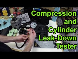 Compression and Cylinder Leak Down Tester