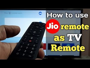 How to use Jio remote as Tv remote | Jio Universal Remote | #mbtalksddn #jiofiber