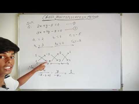 Pair of Linear Equations in Two Variables | Cross Multiplication Method | Class 10 Maths |