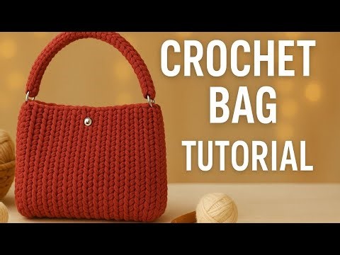 Easy Crochet Bag Tutorial | Beginner-Friendly Crochet Bag Tutorial