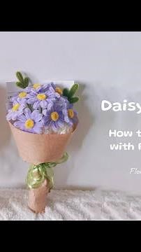 Daisy Flower Tutorial: How to Make Daisy with Pipe Cleaners (Easy DIY Project)