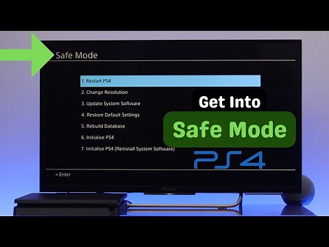 How to Safe Mode On PS4!