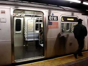 MTA New York City Subway : Rockaway Parkway Bound R143 L Train @ Wilson Avenue