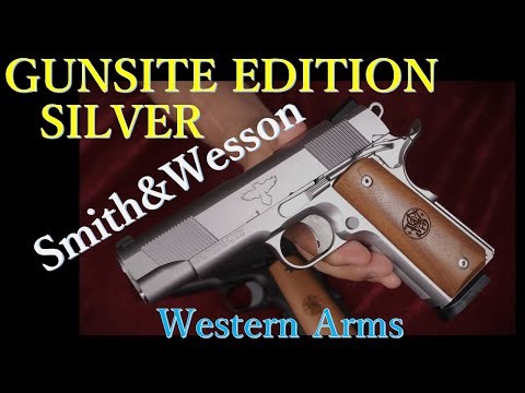 SW1911 GUNSITE EDITION SILVER 4.25inch / ウェスタンアームズ