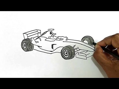How to Draw a Formula 1 Car