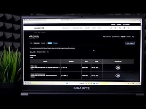 GIGABYTE G7 – How to Update or Install Drivers