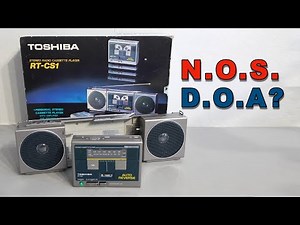 Old Tosh - Toshiba's personal stereo radio cassette combo