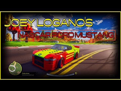 Joey Loganos NASCAR Ford Mustang Lego 2K Drive Tutorial