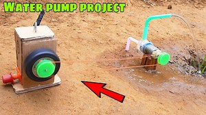 Building Mini Water Pump Tractor | DIY Science Project