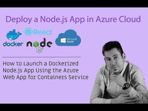Deploy a Dockerized Node.js and React app in Azure | Web App for Containers Service | step by step