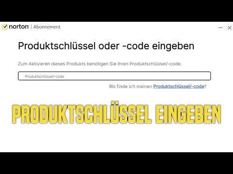 Enter Norton product key (German)