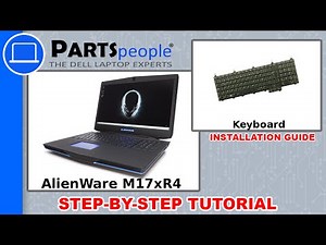 Dell AlienWare M17xR4 Keyboard Replacement Video Tutorial