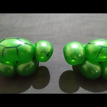 How to make a one balloon turtle🐢 - intwist