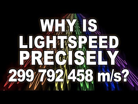 why is the speed of light a precise value?