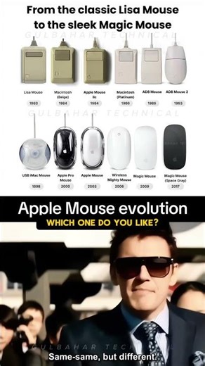 Apple Mouse Evolution: From 1983 to Now! 🔥🖱️🖥️