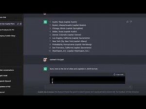 Convert JSON to CSV with ChatGPT