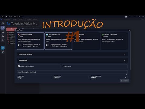 COMO FAZER ADDONS PARA MINECRAFT BEDROCK | Introdução 1.0 (Windows 10, Linux & MacOS)