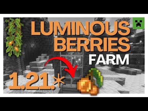 How to Build a Luminous Berry Farm in Minecraft 1.21 .* 🍇 | Easy Food & Light Source Tutorial