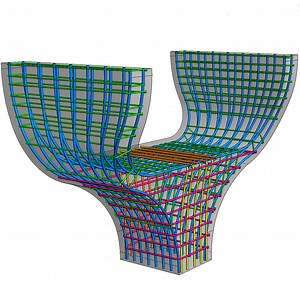 Free Form Rebar Distribution in Revit 2018.1
