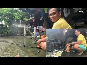 Replace damage piston and spring for pressure washer