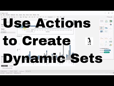 How to use Set Actions to Create Dynamic Sets - Tableau in Two Minutes