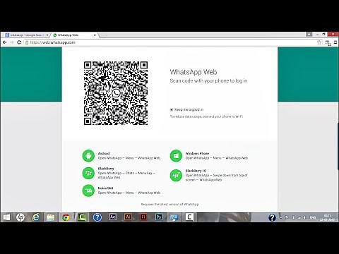 How to Scan Whatsapp Web QRCode ?