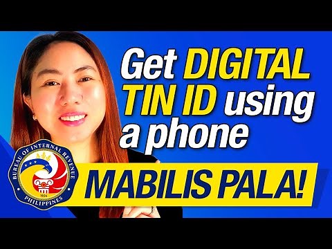 How to get Digital TIN ID online with Existing tin number using your Mobile thru BIR ORUS|