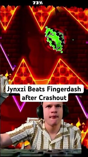 Jynxzi Beats Fingerdash #jynxzi #geometrydash #level #complete #fingerdash