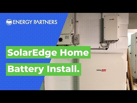 SolarEdge Home Battery Installation