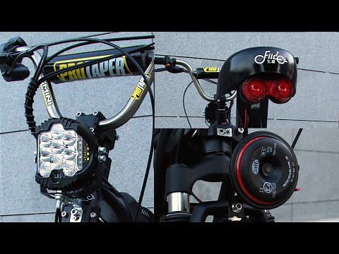 How I Installed/Wired The LED Headlight Tail Lights And The Horn With A Relay | Fiido Q1S