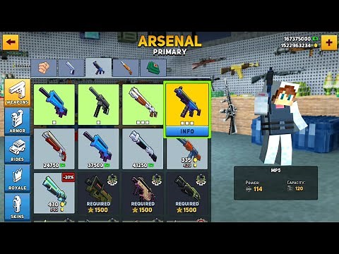 Block City Wars Everything Unlocked