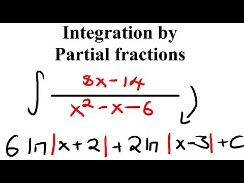 Integration by Partial fractions | Calculus