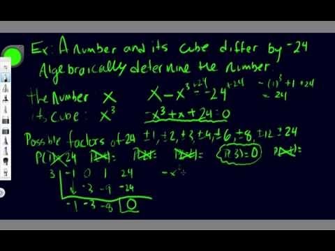 Polynomials Word Problems (Cubic)
