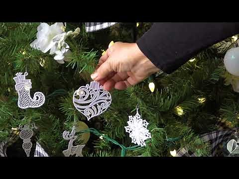 Machine Embroidery Free Standing Lace Ornaments