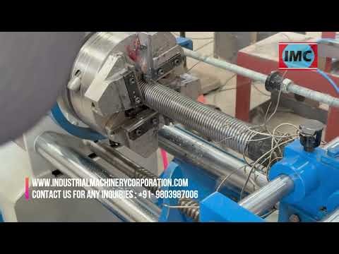 IMC Scaffolding Pipe Threading Machine – Precision & Efficiency in Action!