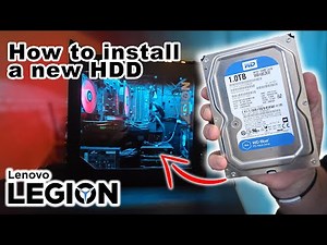 How to Install a New (or used) HDD in a Desktop