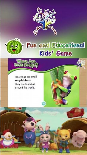 🐸🌴 Tree Frog Safari! | Learn About Colorful Frogs! 🌎✨